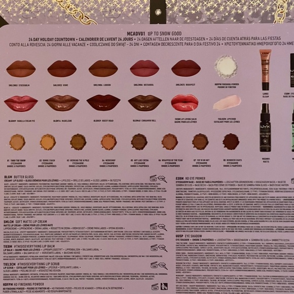 NYX | Makeup | Nyx Professional 24 Products Make Up Event Calendar 24 Day  Holiday Countdown | Poshmark